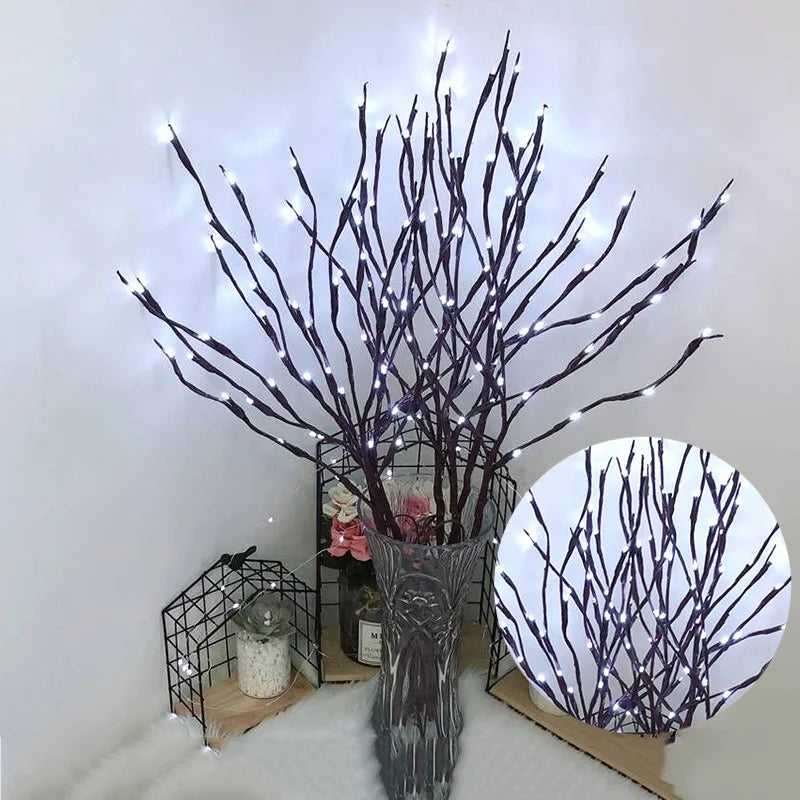 20 Light Tree Branch Light String Christmas Decorations for Home Christmas