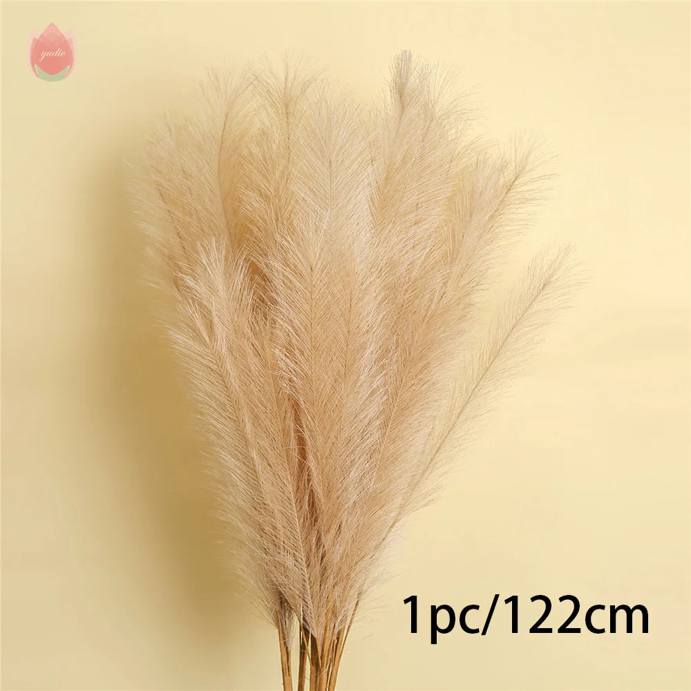 1PCs Artificial Pampas Grass Plant for Home Decor Artificial Flowers