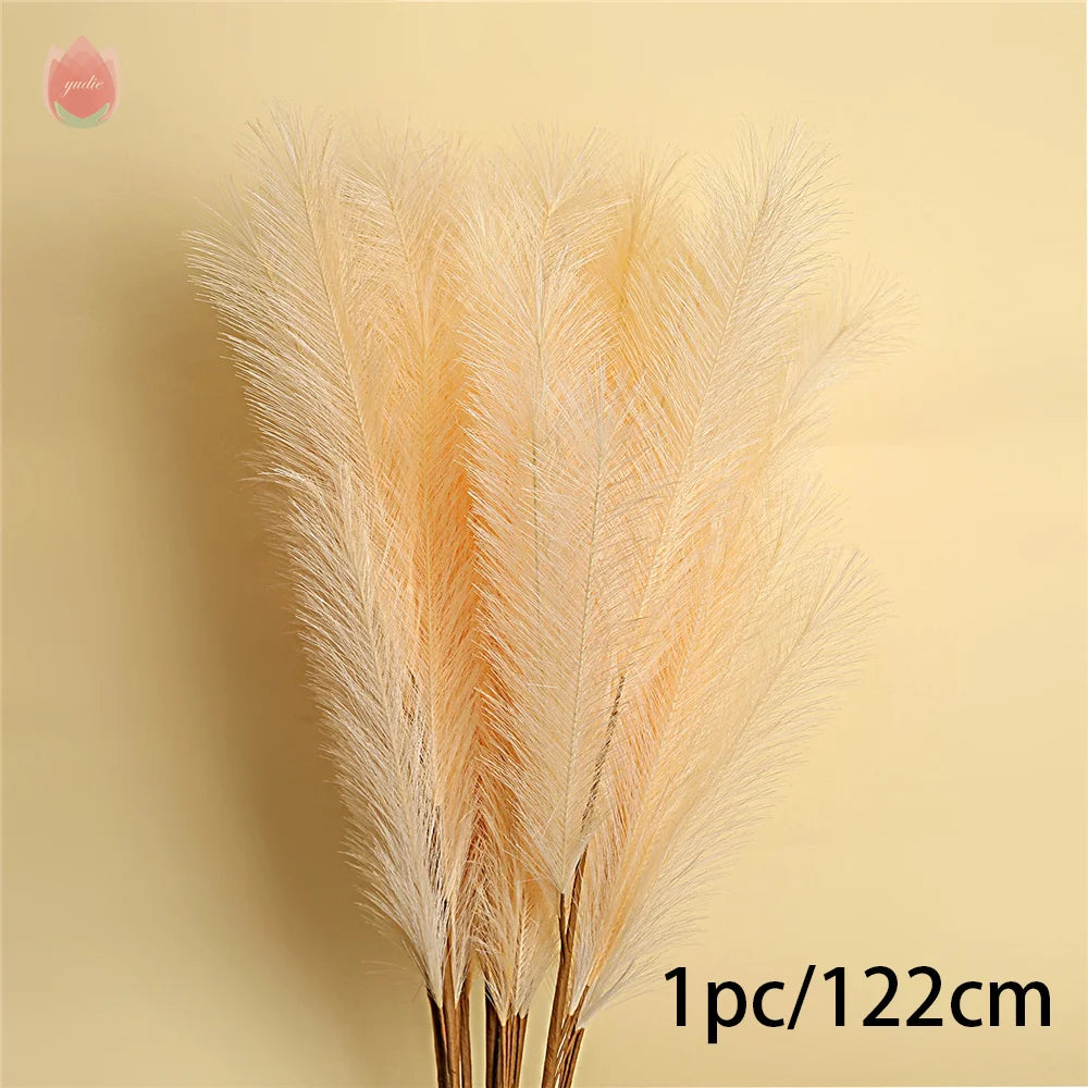 1PCs Artificial Pampas Grass Plant for Home Decor Artificial Flowers