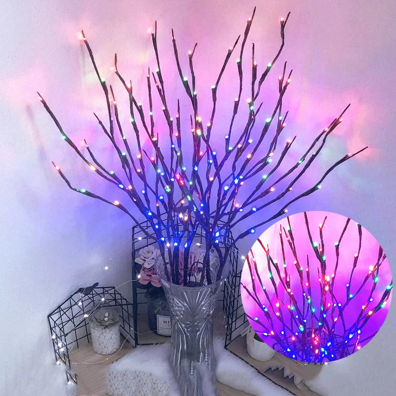 20 Light Tree Branch Light String Christmas Decorations for Home Christmas