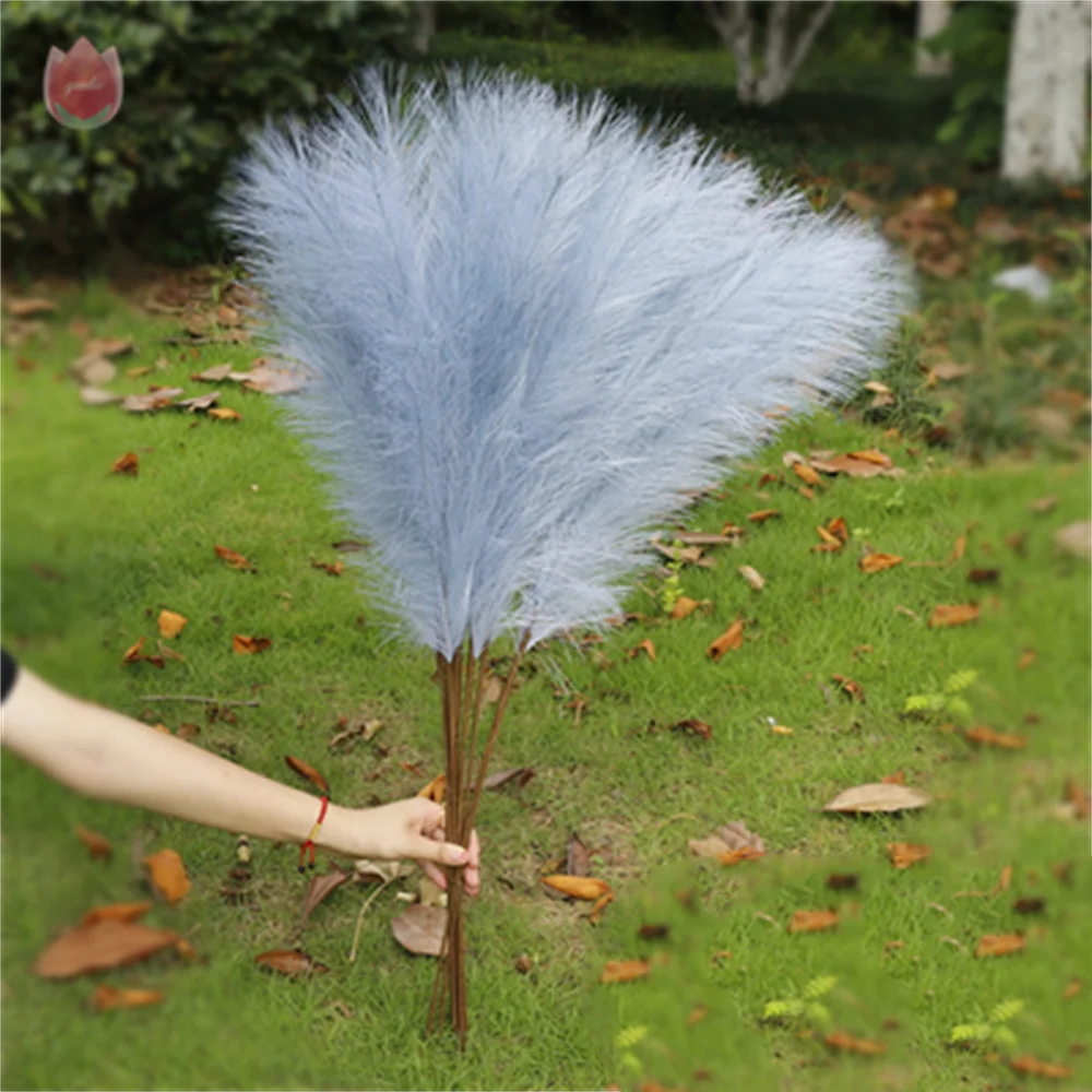 1PCs Artificial Pampas Grass Plant for Home Decor Artificial Flowers