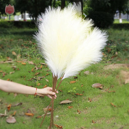 1PCs Artificial Pampas Grass Plant for Home Decor Artificial Flowers