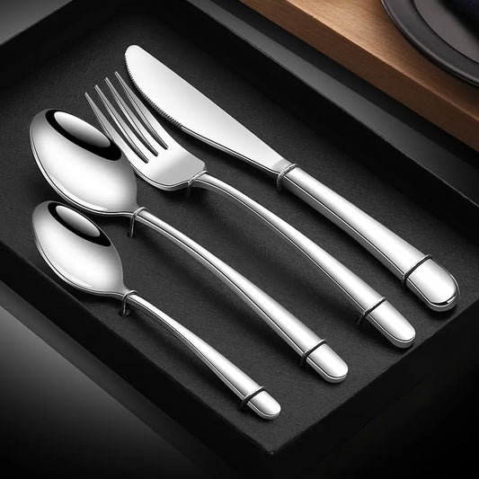 20-Piece Silverware Set, Premium Stainless Steel Flatware Set