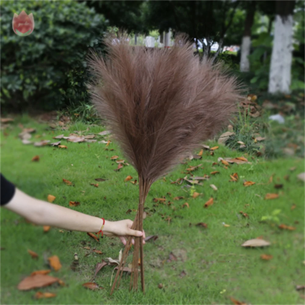 1PCs Artificial Pampas Grass Plant for Home Decor Artificial Flowers